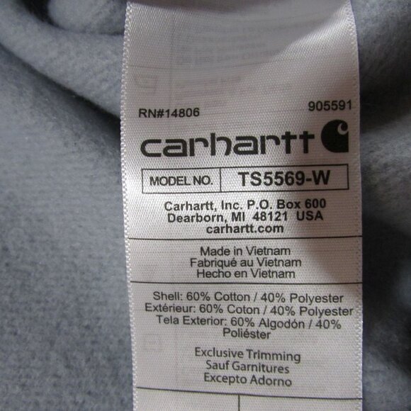 Carhartt Force Women's XXL Relaxed Fit Lightweight Graphic Hoodie Neptune TS5569 - Picture 3 of 3